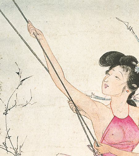 新津县-胡也佛的仕女画和最知名的金瓶梅秘戏图